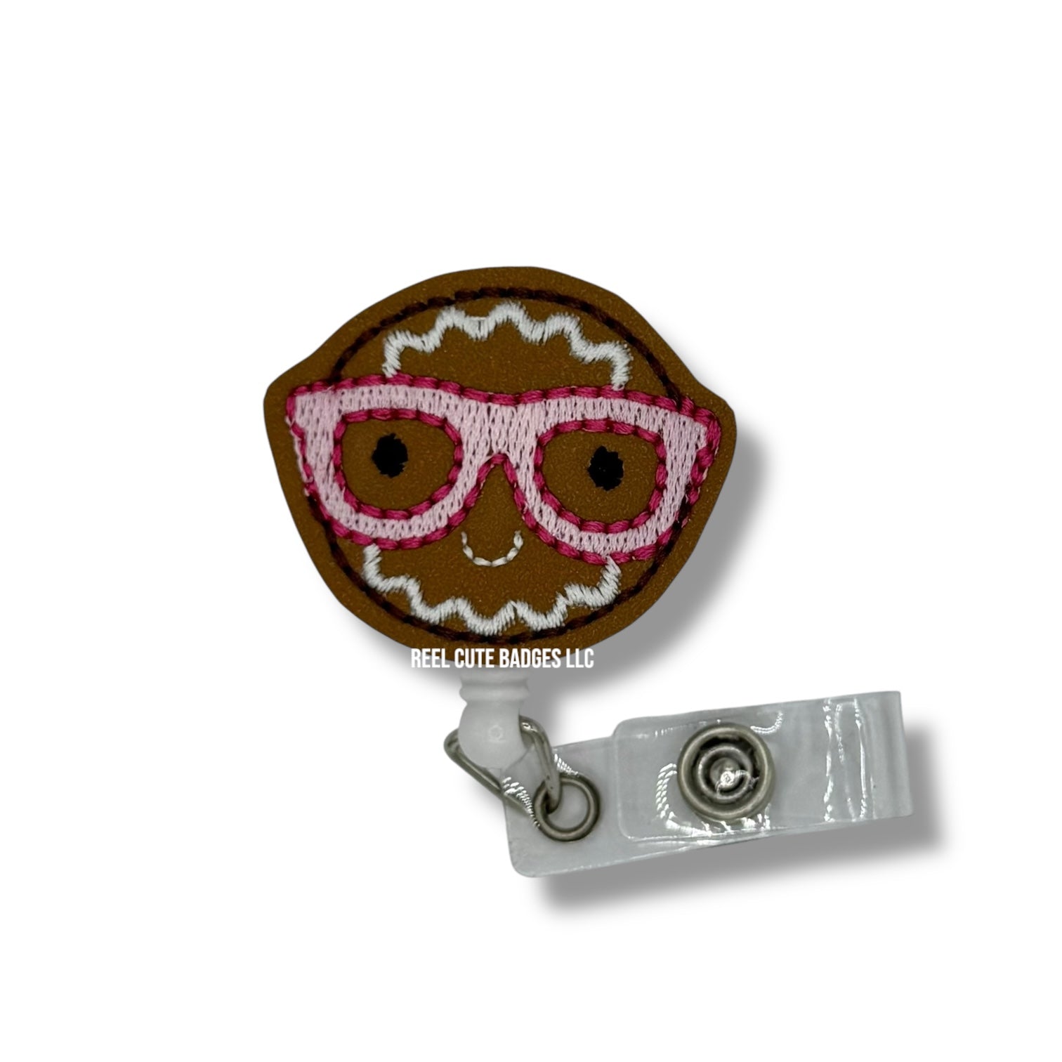 Gingerbread Girl with Glasses