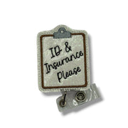 ID & Insurance Please