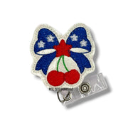 Patriotic Cherries with Bow