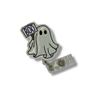 Ghost with Boo Sign