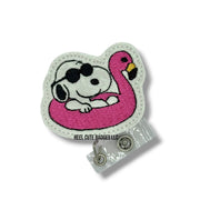 Flamingo Float Snoopy