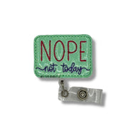 Nope, Not Today