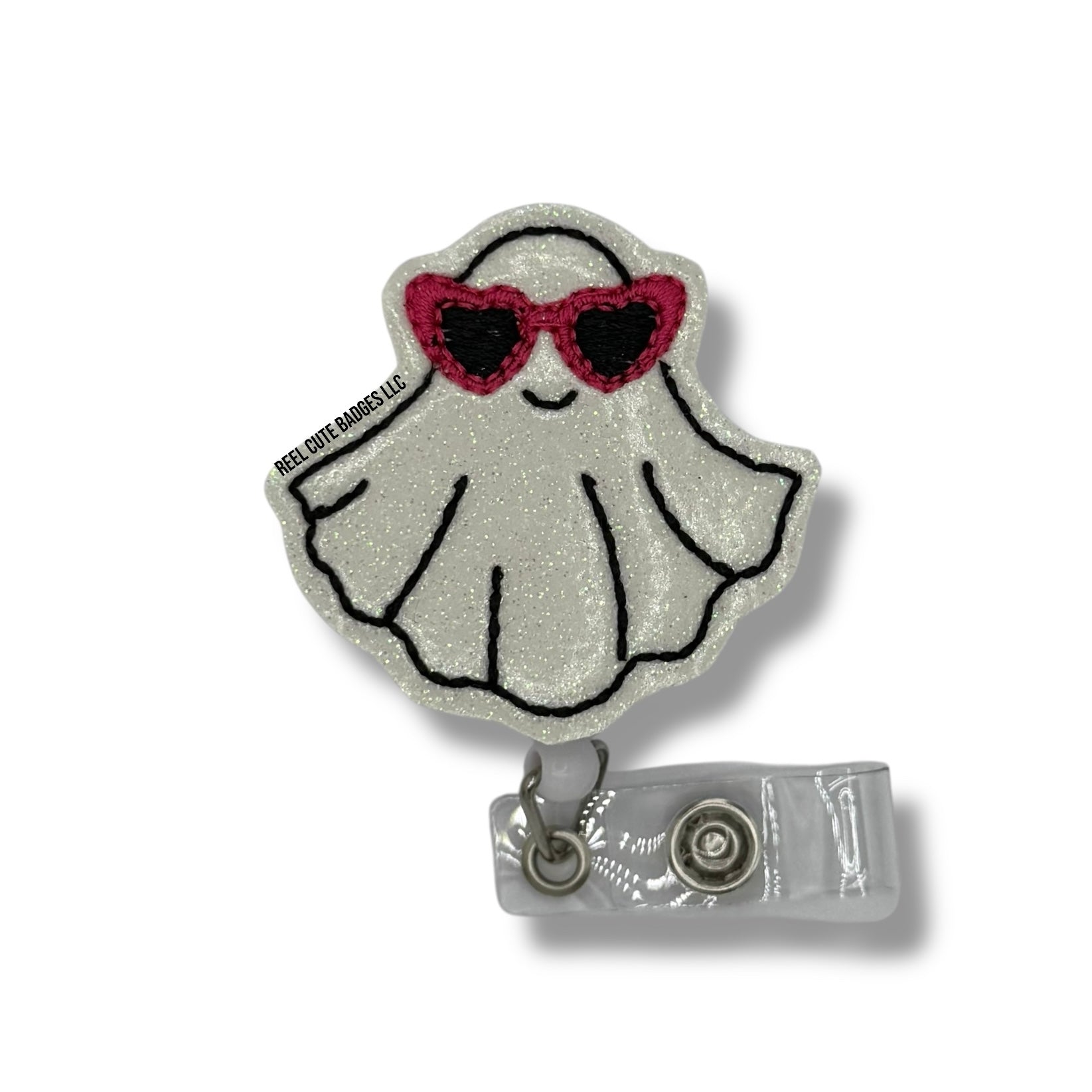 Ghost with Heart Glasses