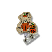 Bear in Pumpkin Outfit