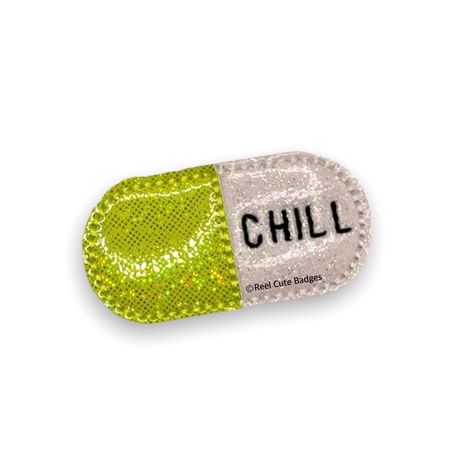 Koi Shaker Badge Reel Chill Pill